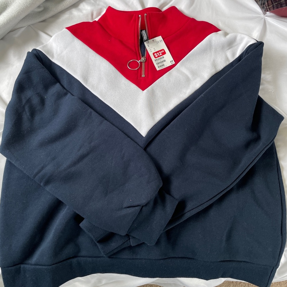 NWT H&M quarter zip